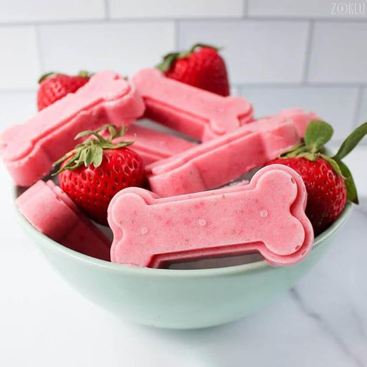 2 en 1 molde de patita y hueso, Moldes de silicona antiadherentes de grado alimenticio.