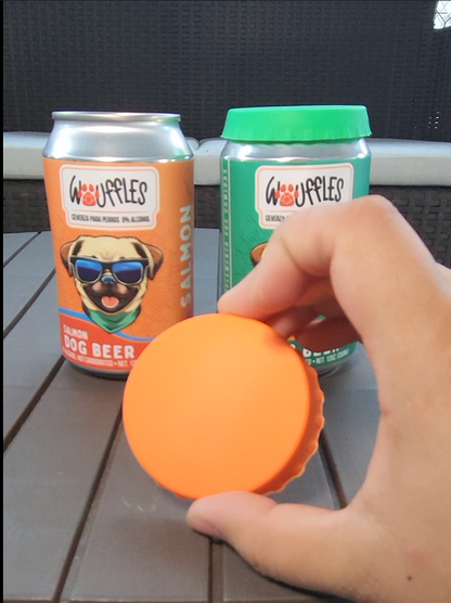 Tapas reusables para latas.