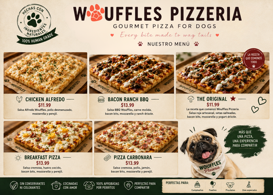 Pizzas para perros