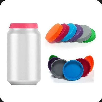 Tapas reusables para latas.